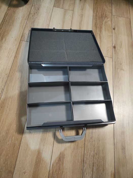 Skrzynka walizka metalowa organizer