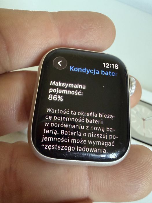 Apple Watch 8 41mm Starlight Bateria 86%