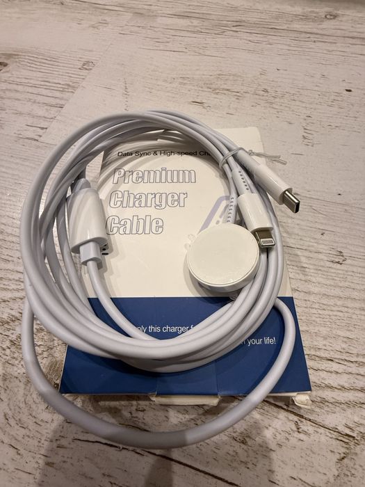 зарядка apple watch 2 в 1 (зарядка годинника + лайтінг)