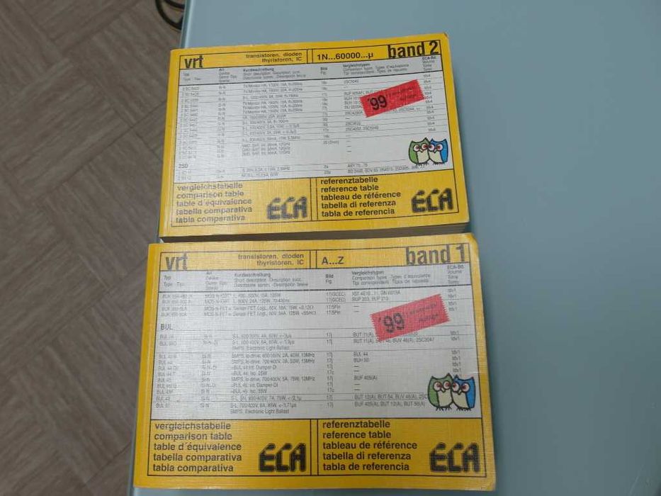 Livro de Equivalências ECA, Transistores, Diodos etc