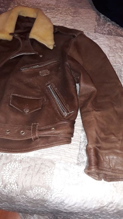 Jaqueta cabedal como nova