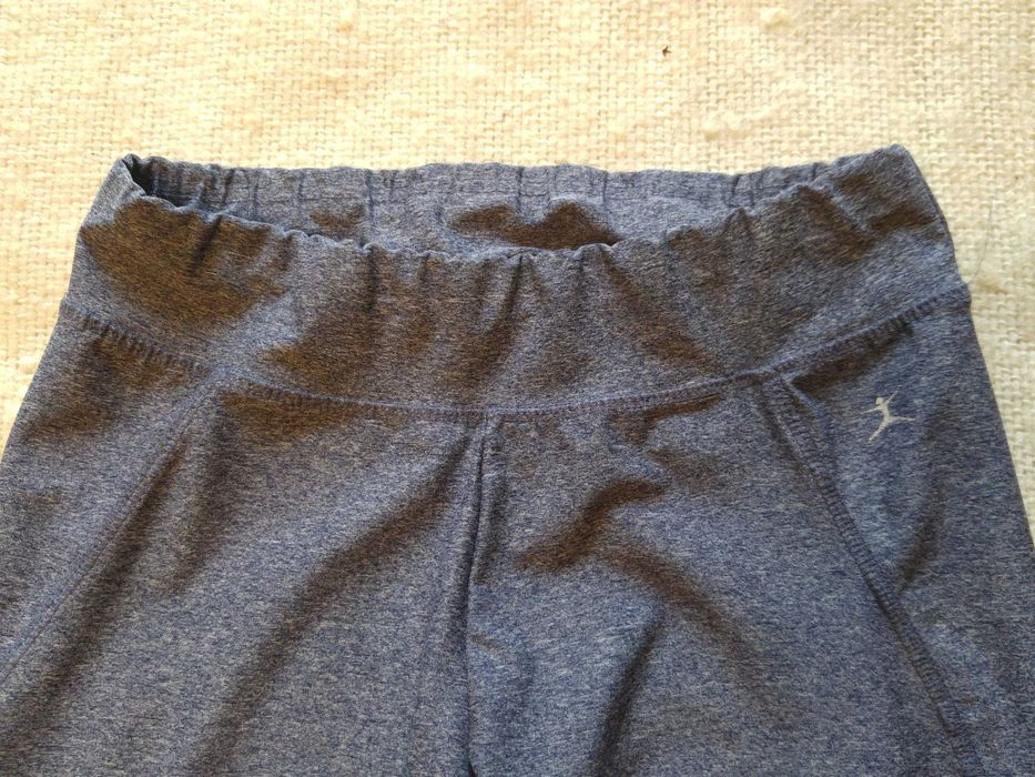 Spodnie legginsy popielate