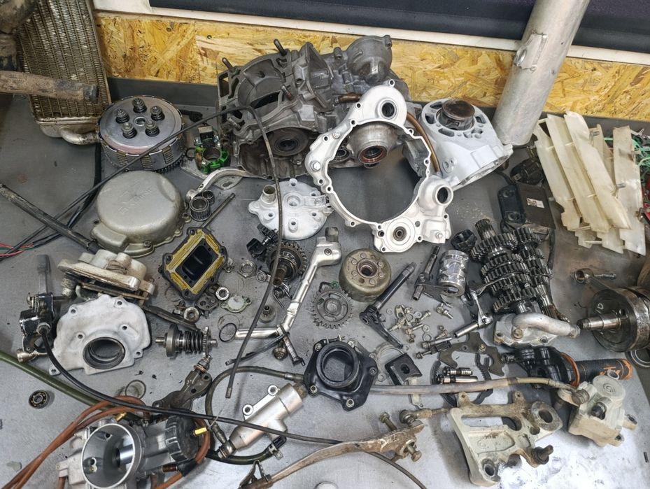 Ktm SX 125 części kartery półkarter skrzynia gaźnik moduł