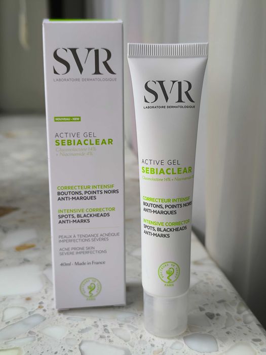 SVR Sebiaclear Active, żel korygujący wągry, trądzik, zmiany 40 ml