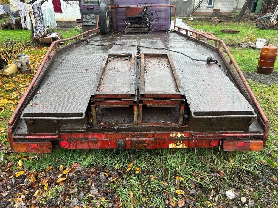 Гидравлическая лебедка и платформа