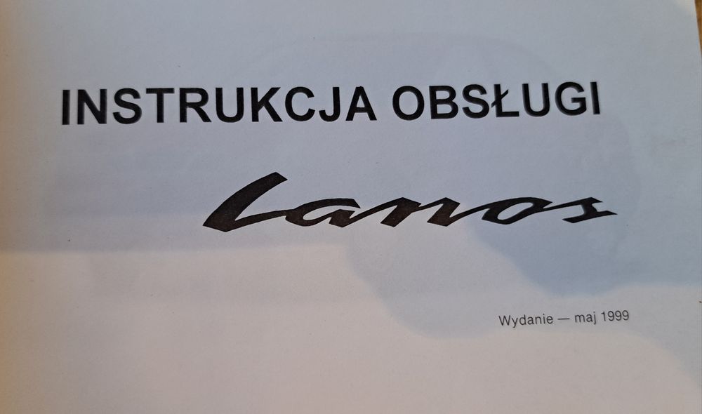 Lanos - instrukcja obsługi