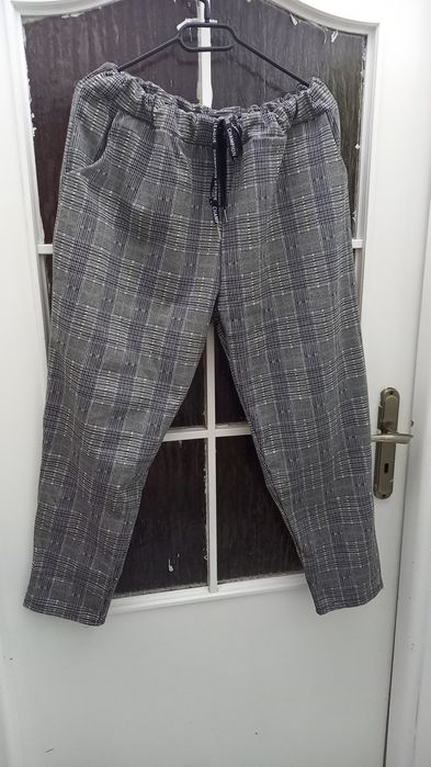 Spdnie damskie w pepitkę