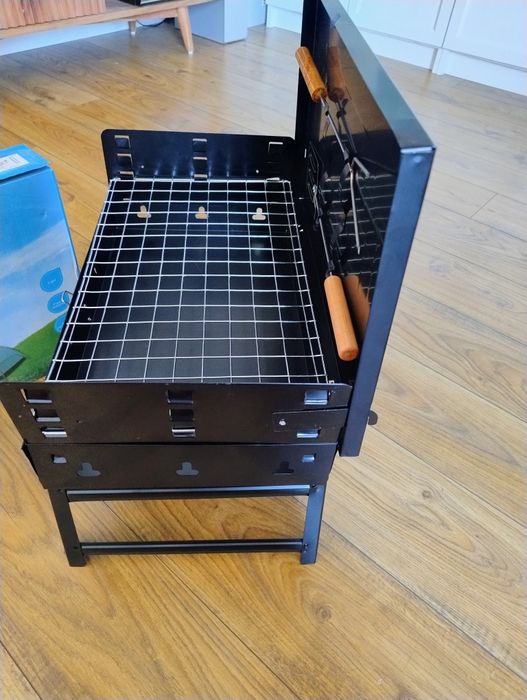 Grill przenośny walizeczka zestaw nowy
