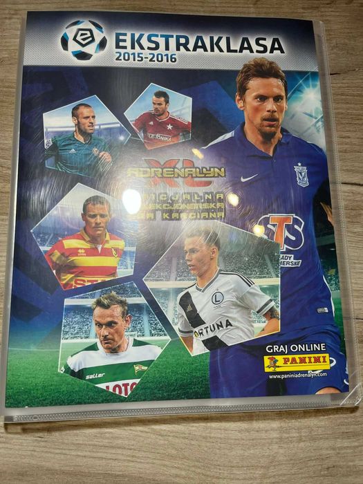 KOMPLETNA Kolekcja Panini Ekstraklasa 2015/16 z Limitkami. Adrenalyn