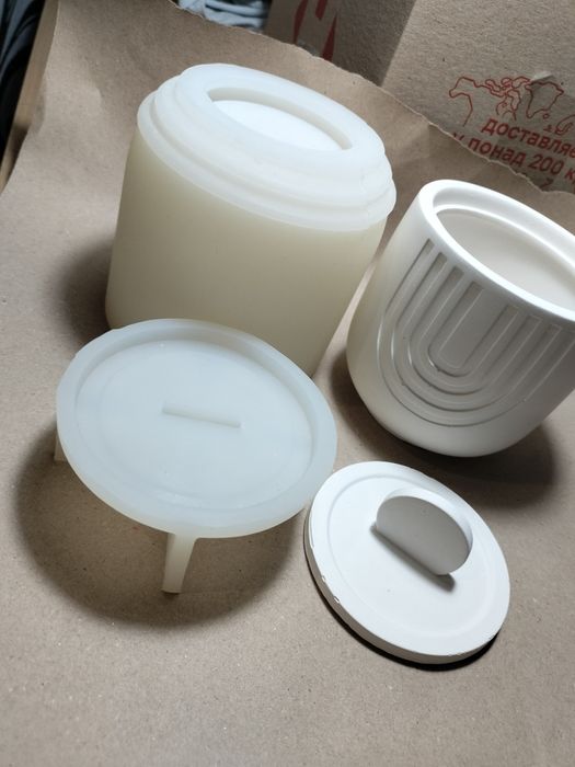 Силиконовая форма для кашпо