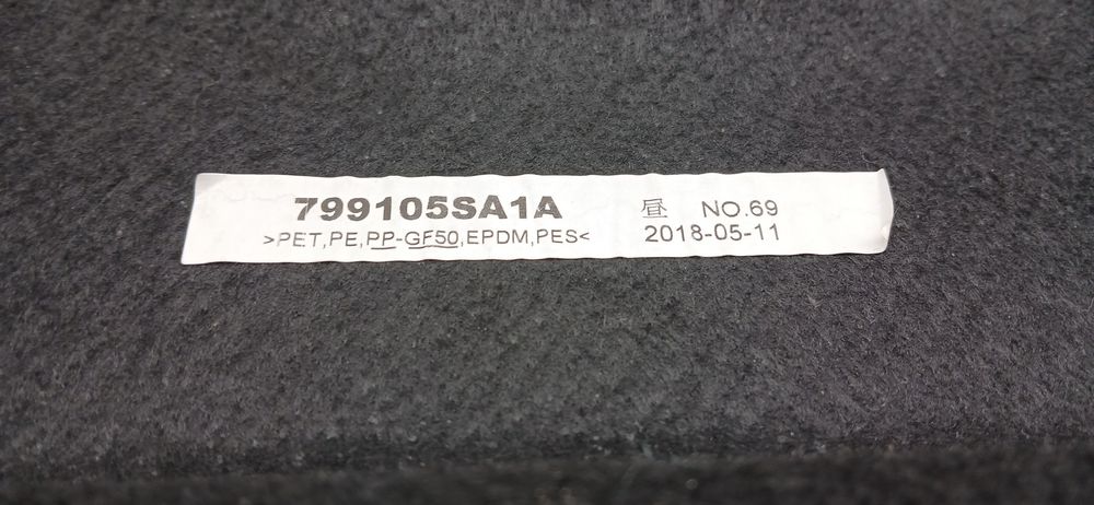 Chapeleira / tampo da mala NISSAN Leaf EV (ZE1)
