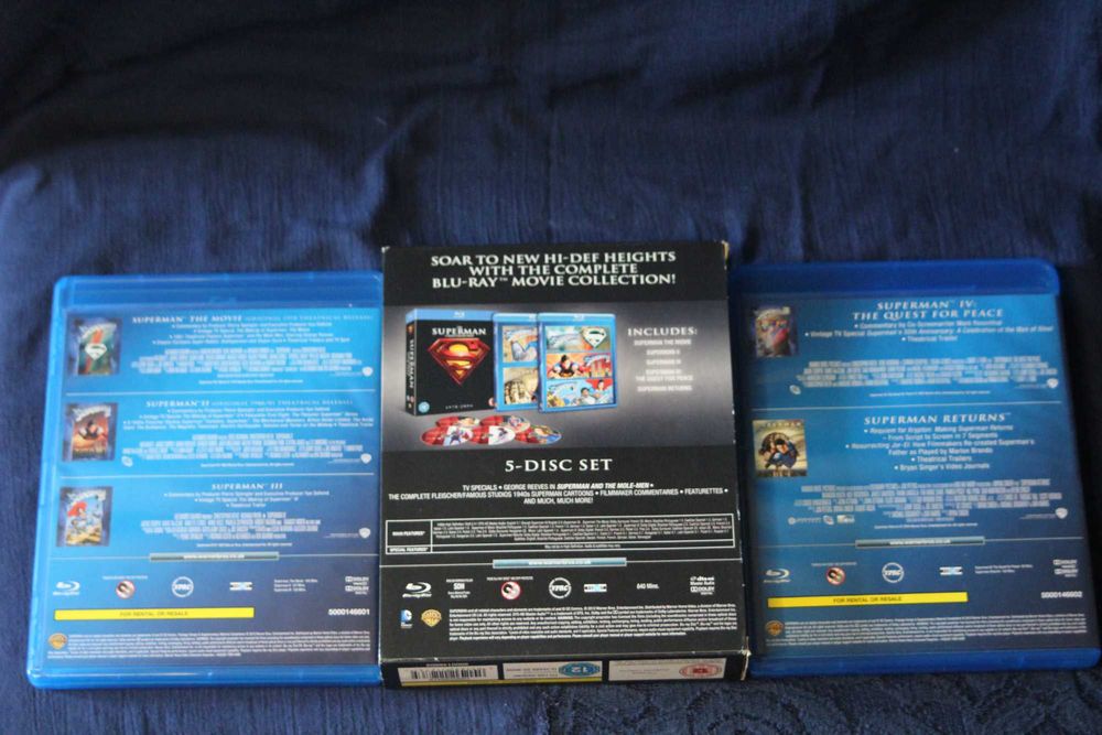 Superman e Batman Blu-Ray Pack! Como novos!