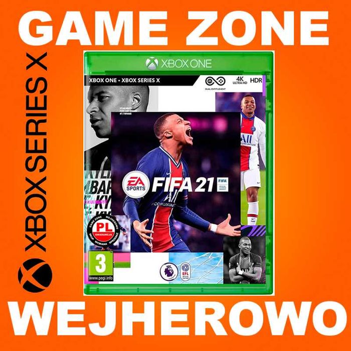 FIFA 21 Xbox One + S + X + Series X = PŁYTA PL