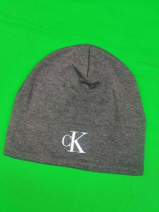 Czapka zimowa Calvin Klein szara nowość outlet