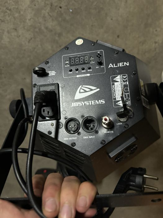 Efekt dyskotekowy JBsystems ALIEN ! + dymiarka+ plyn !