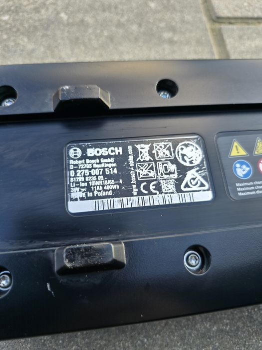 Bateria Akumulator BOSCH POWERPACK 400wh na bagażnik 153 cykle 93% spr