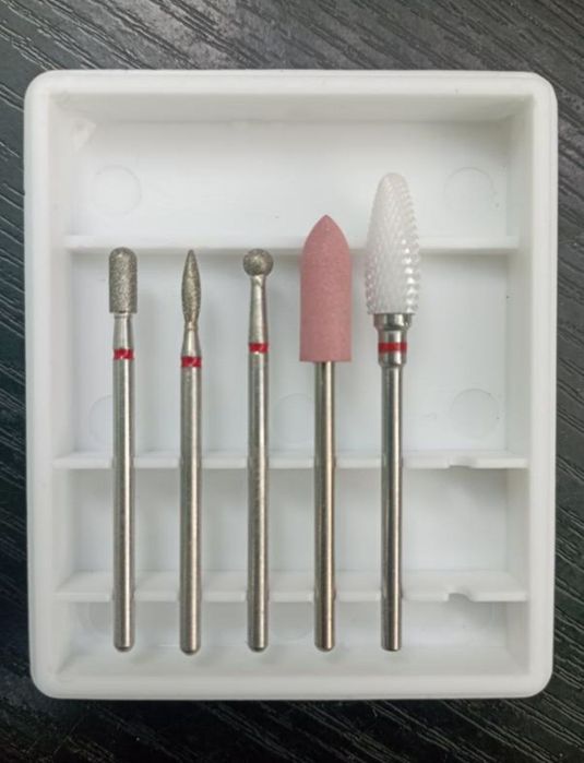 Набір насадок для манікюру, насадки для фрезера,