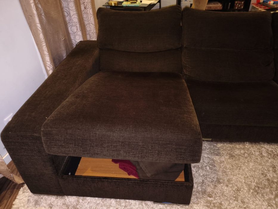 Sofa de 4 lugares com chaise Long