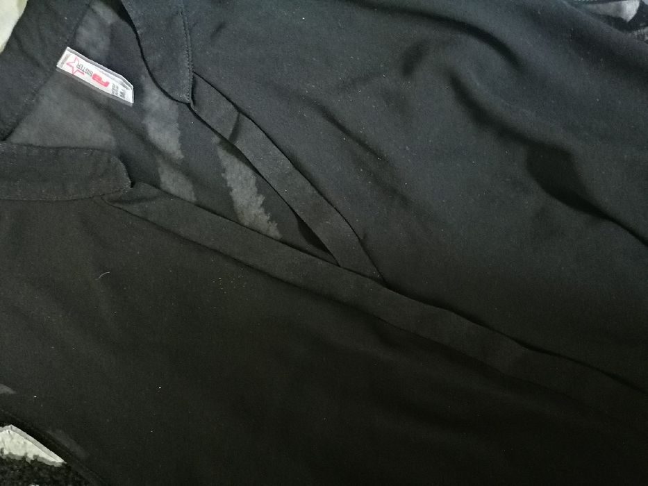 NEW YORKER swobodna lekka krótsza bluzka koszula crop top NOWA!