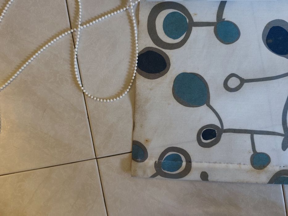 Estores de rolo com padrão 200x190