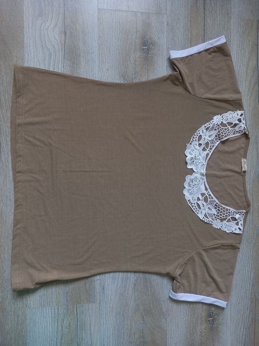 Bluzka Europe XXXL krótki rękaw 46