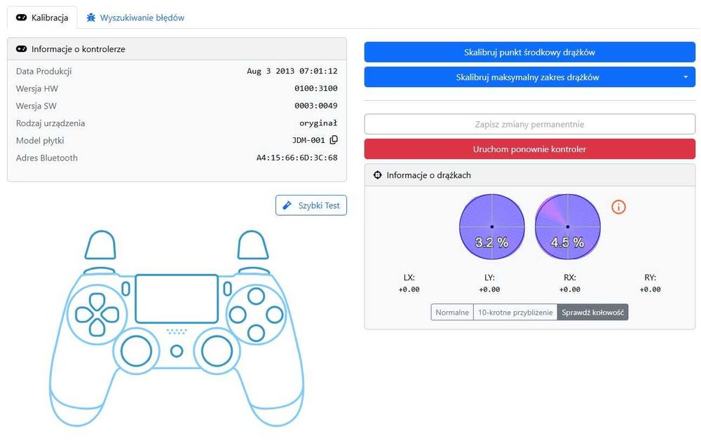 PAD PS4 DualShock 4 TMR