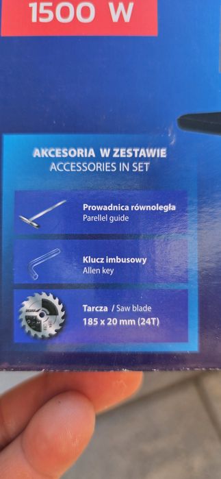 Piła pilarka ukośna ukosowa 1500w raz użytą