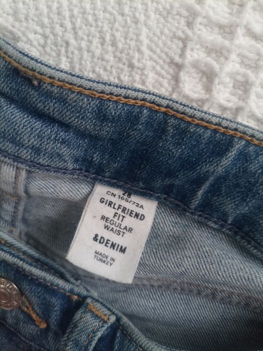 Jeansy H&M z dziurami 28 165\72A