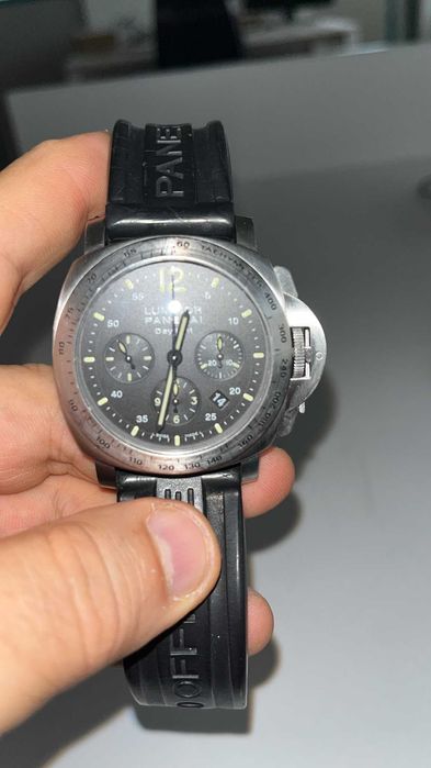 PANERAI LUMINOR 44 CHR DAYLIGHT AUT STE ALL BK - OMEGA SEAMESTER PROFESSIONAL AÇO- 300mt/ 1000k