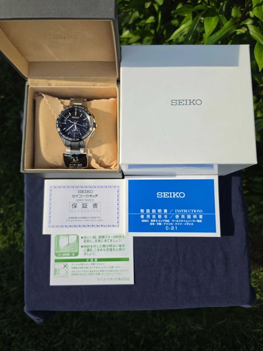 Zegarek Seiko Brightz Saga 233 JDM Tytan  FULL SET