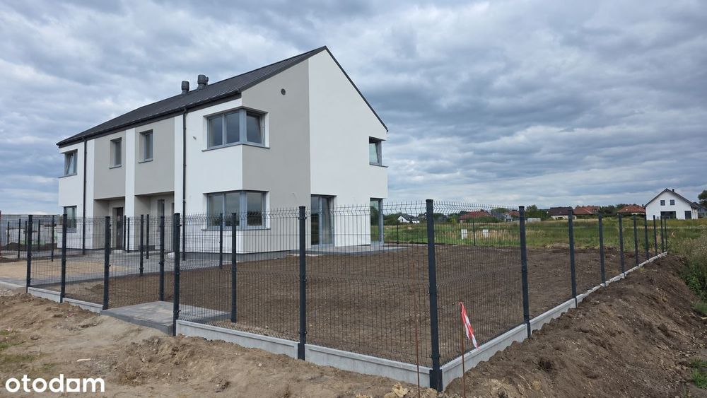 Gotowy bliźniak 123 m² | 5 pokoi | Dobra | 952 000 zł| z tarasem