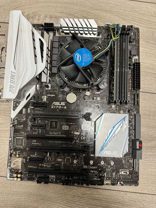 Комплект: ASUS Z170-A + i3-7100 + 4GB DDR4 + кулер