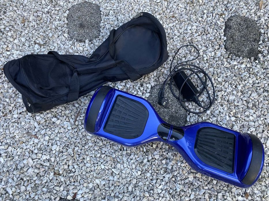 Hoverboard GoBoard Standard 6,5" niebieski + ładowarka + torba