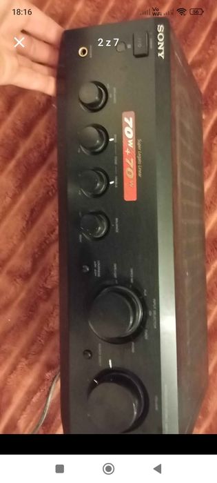 Głosniki i wzmacniacz Tonsil Sony