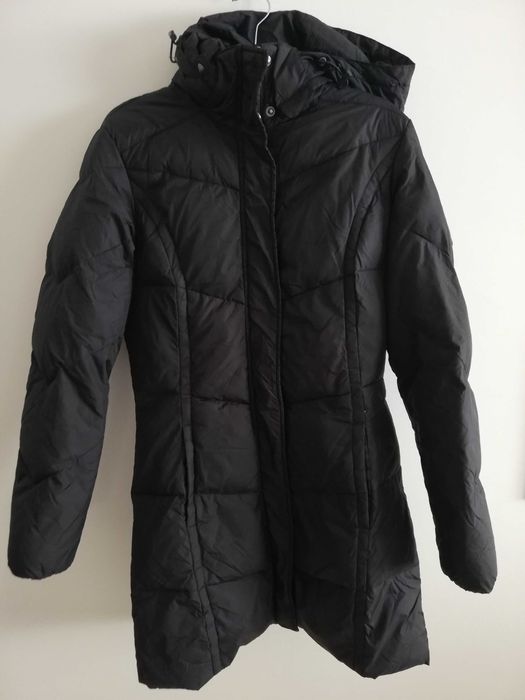 parka Volcano S 36 M 38 płaszcz puchowy Volcano S 36 M 38 czarny