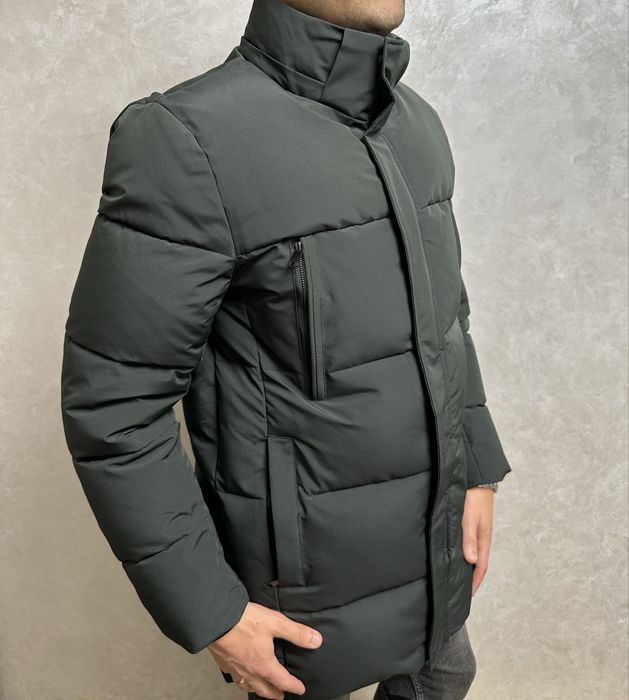 ‼️НОВА‼️Зимова куртка утеплена зима з капішоном недорого парка довга