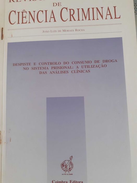 Despiste e Controlo de Consumo de Droga no Sistema Prisional