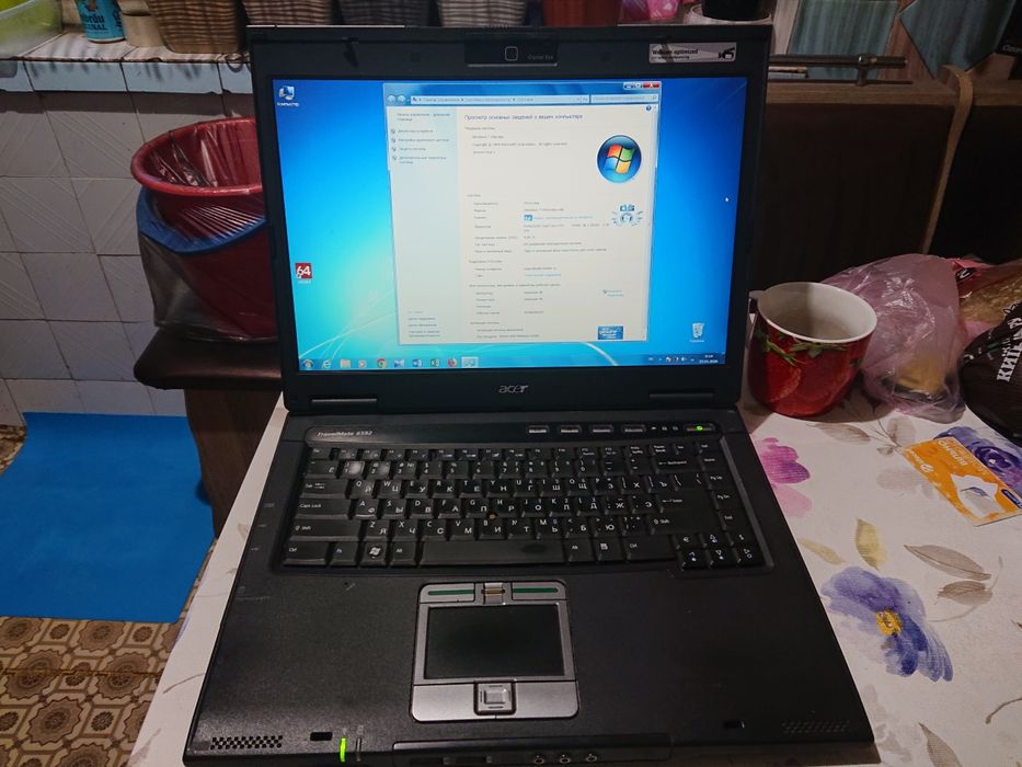 Acer travelmate 6592 рабочий: 800 грн. - Ноутбуки Харків на Olx