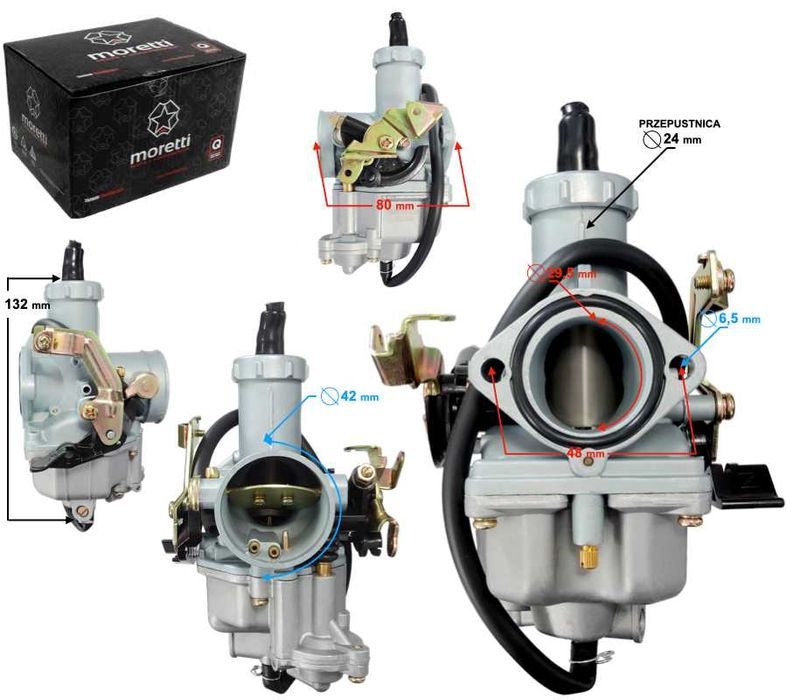 Gaźnik PZ 30 do motocykli ATV Junak Cross Romet Zipp 200 -250 WYSYŁKA