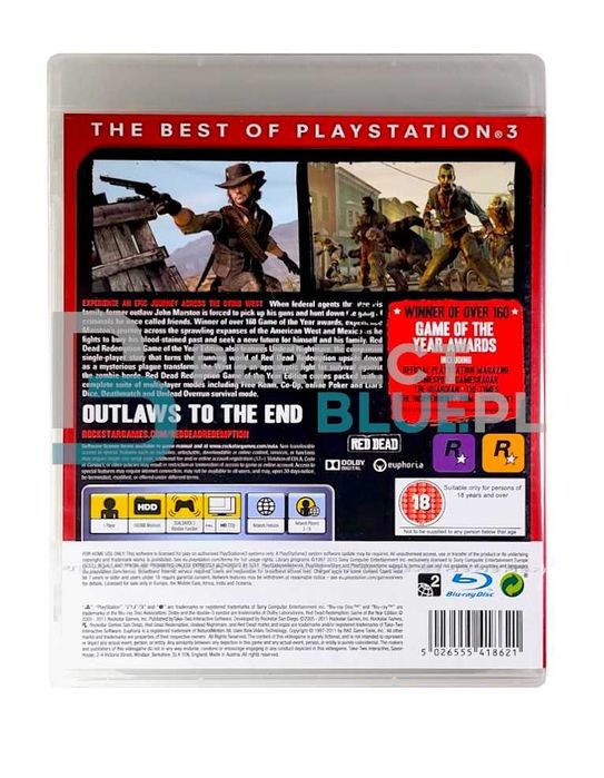 Red Dead Redemption GOTY / Gra PS3 / Skup-Sprzedaż Gier / Metro Służew