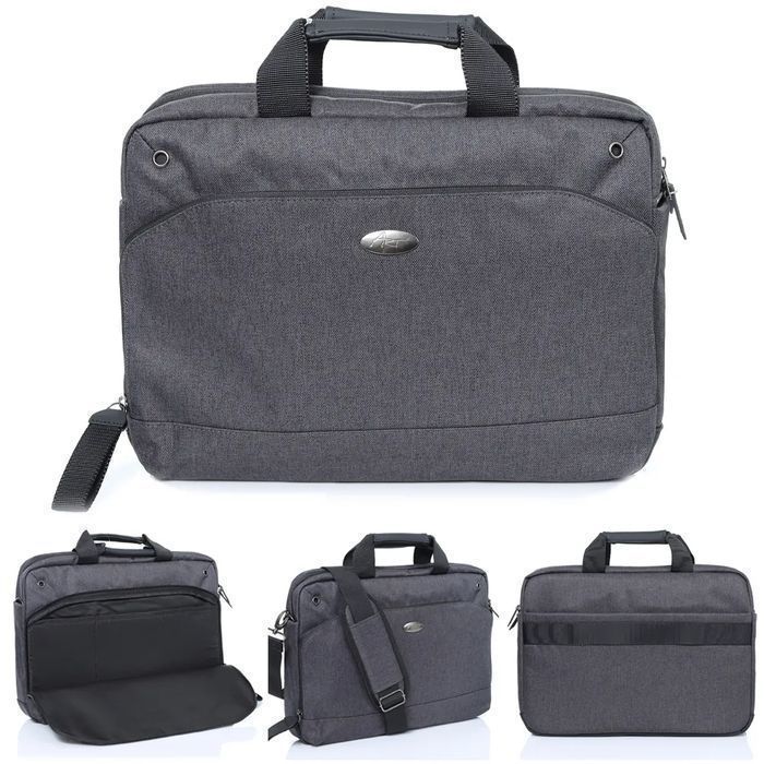 Torba na laptopa notebooka 15.6" ART NB-0362 na ramię grafitowa