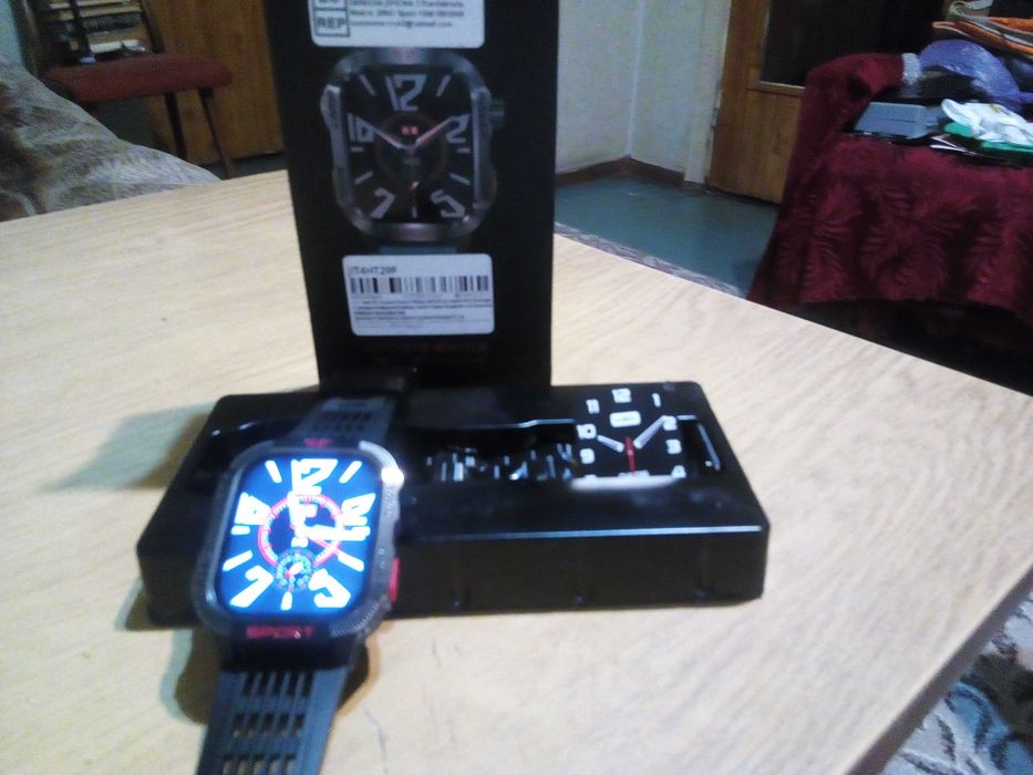 Смарт годинник LIGE New Men Smartwatch QX11, Bluetooth, 1.96 HD екран