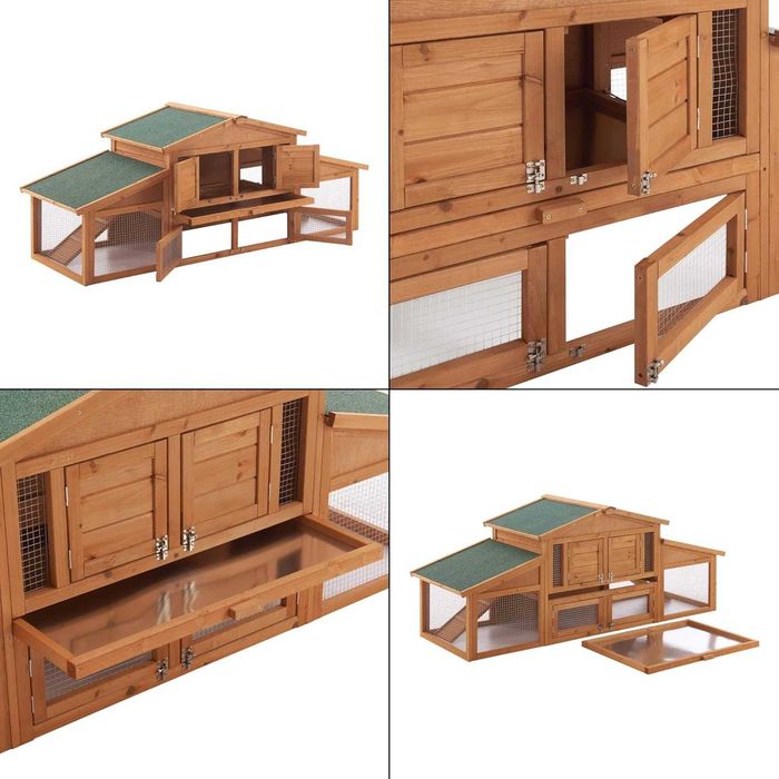 NOWA*wysyłka klatka dla królików kurni kur świnki morskiej + wybieg XL