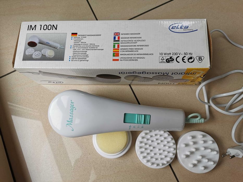 Urządzenie do masażu na podczerwień + nasadki