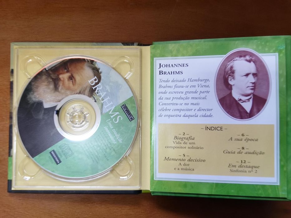Brahms: Uma Tradição Inovadora - Os Grandes Mestres da Música Clássica (CD + Livro)