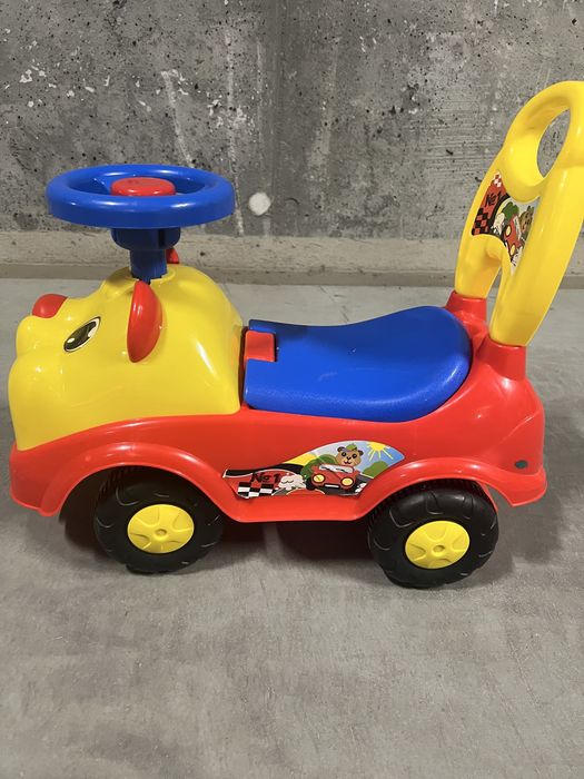 Jeździk Chodzik Pchacz Auto Miś