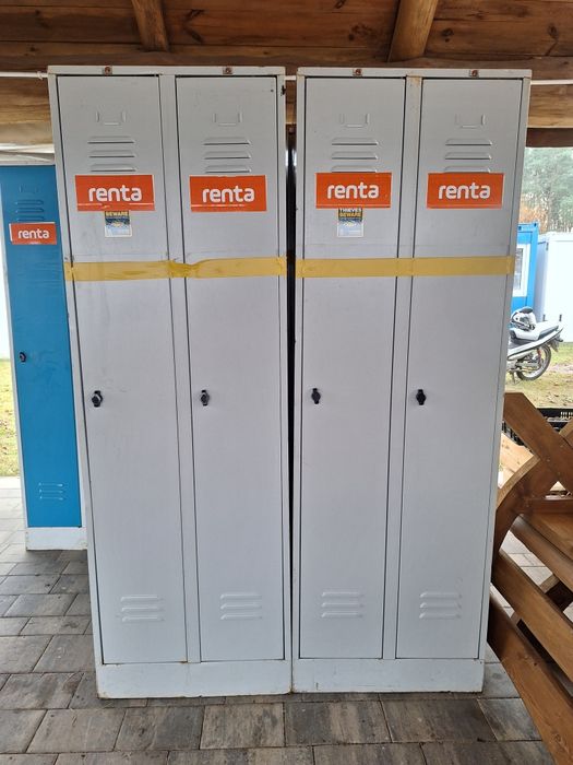 Szafka pracownicza BHP podwójna metalowa bardzo dobry stan