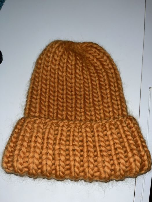 Czapka z welny peruwianskiej handmade
