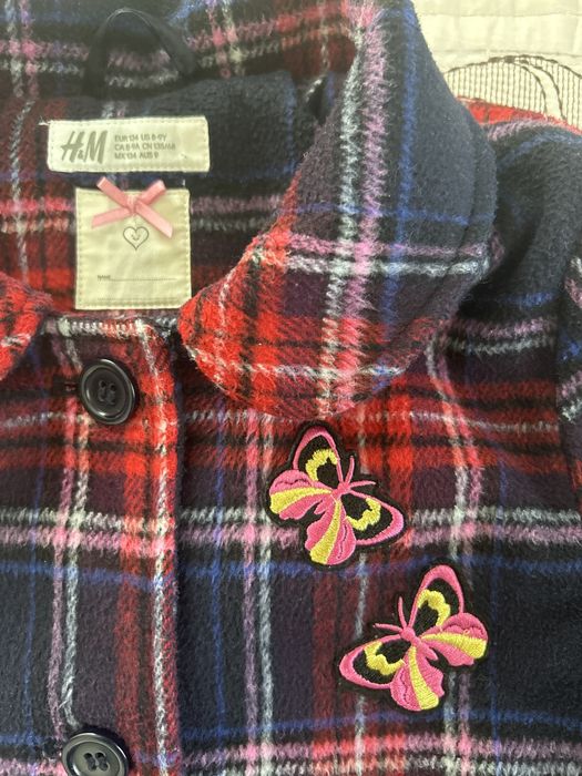 Пальто на девочку H&M р-р 134