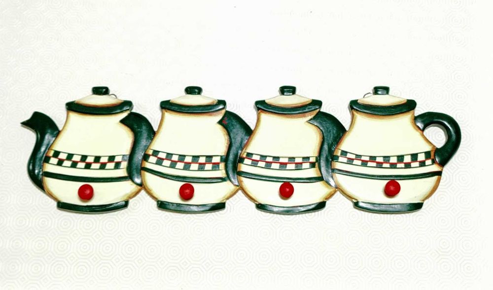 Invulgar suporte de panos decorativo chaleiras madeira cozinha